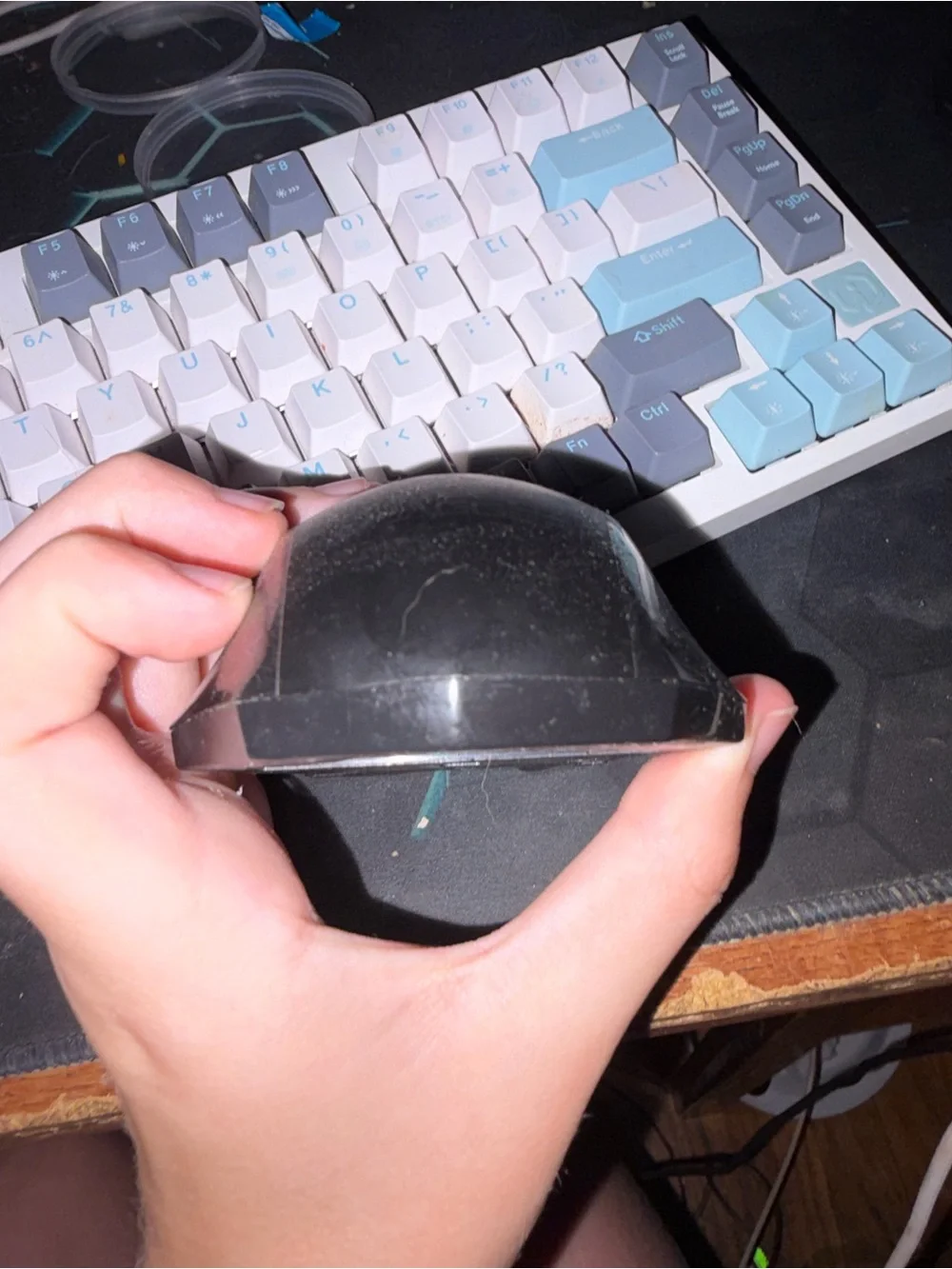 Replacement Black Mouse Shell Top Cover - Compatible Laptop/PC Mouse